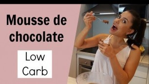'Mousse Low Carb de chocolate | Você Mais Fitness'
