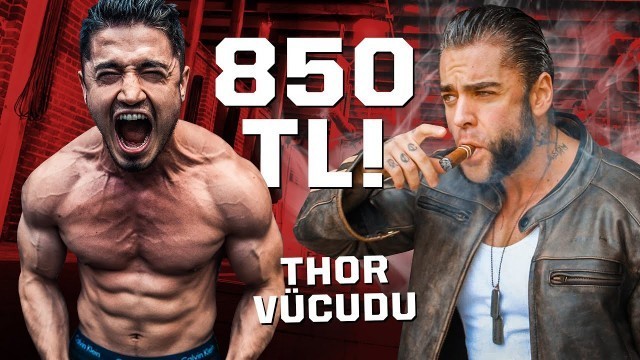 'THOR VÜCUDU 850 LİRA! BOB GYM\'DE KOL ANTRENMANI (BİCEPS!)'