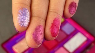'Clionadh Cosmetics X Emily Violet Marie  DRAGON FRUIT Palette Swatches'