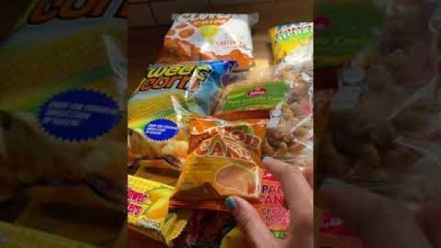 'What\'s in the Filipino snack box that Jeanelle sent me?'