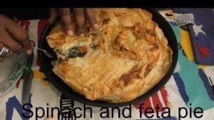'How to make Momma Cherri\'s Spinach and Feta pie'