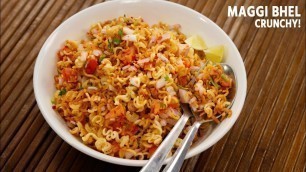 'Maggi Bhel Recipe - Instant 5 Minute Snack Noodles CookingShooking'