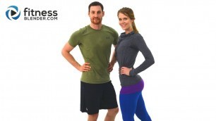 '40 Minute At Home Butt and Thigh Workout - Lower Body Workout with Kelli and Daniel'