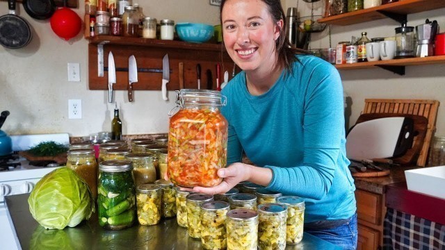 'Preserving Food from the Garden | Canning & Fermenting'