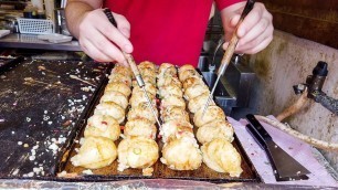 'TAKOYAKI Octopus Balls | Japanese Street Food'