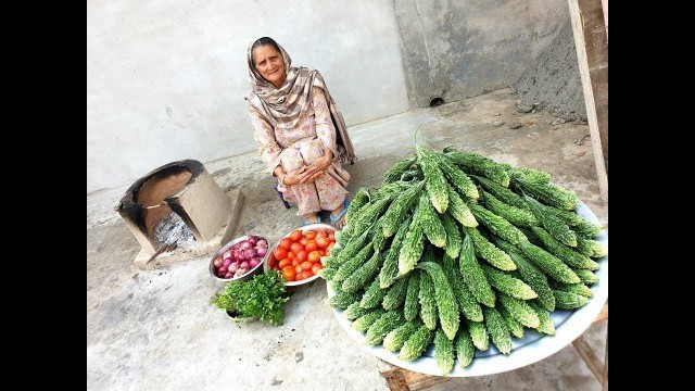 'Bitter Gourd Masala Curry ❤ Healthy Village Food by Grandma | Veg Village Food | Village Life'