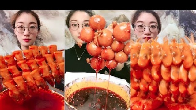 'Spicy and Live Mukbang Eating Seafood ASMR  Delicious Octopus, Lobster | Chinese food #28 