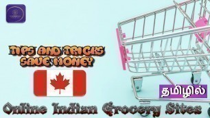 'Grocery Shopping in Toronto GTA Canada Tamil Vlog|Chennai to Canada | Food Grocery Shops'