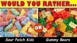 'Would You Rather... Junk Food Edition! 