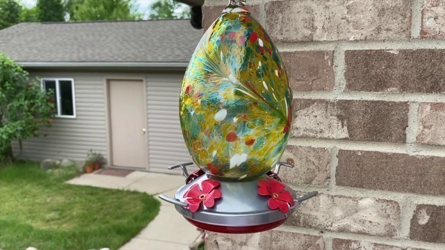 'How to keep ants off Hummingbird Feeder \"MOAT\"'