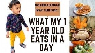'What one year old baby eats in a day (TAMIL) |Nutrition and health by a certified nutritionist'