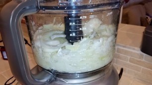 'Chopping 3 Large Onion Halves In Just Seconds - Breville Sous Chef - The Best Food Processor!'