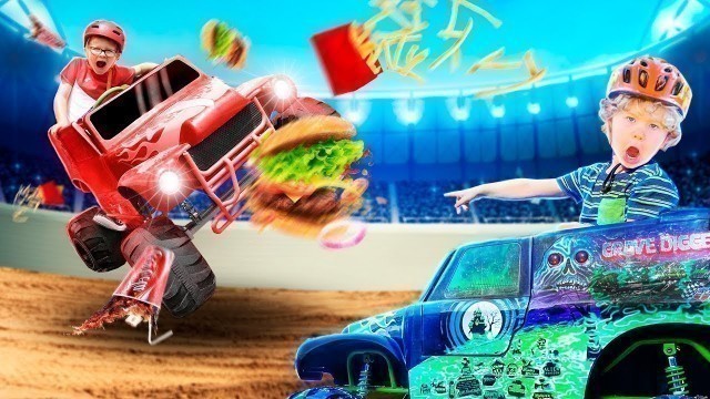 'Monster Truck Kids vs Junk Food'