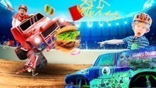 'Monster Truck Kids vs Junk Food'
