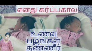 'Twins Pregnancy Daily Food Chart in Tamil || Twins pregnancy  care'