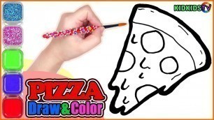 'Coloring 4 Junk Food ⎮ Painting for toddlers and drawing for kids ⎮ KIDKIDS TV #colous'