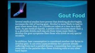 'Gout Food - Foods To Avoid For Gout'