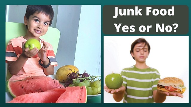'Why is Junk Food Unhealthy | Junk Food Vs Healthy Food | Online Learning for Kids | Home Learning'