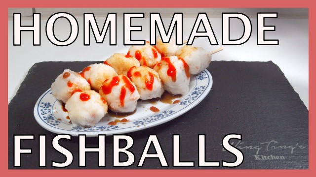 'HOMEMADE FISH BALLS | Hong Kong Street Food | Add to Soup Noodles | Easy'