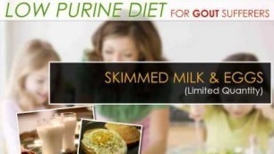 'Low Purine Diet for Gout Sufferers :  Know what to Avoid & keep away the painful attacks'