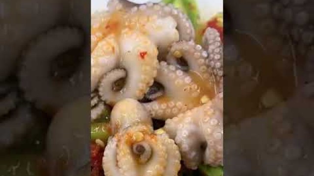 'Mix octopus food | Kaneka MC |#shorts'