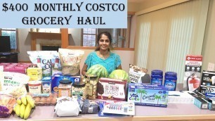 'Huge Costco Monthly Grocery Haul For Our Family of Four (Tamil)| Monthly Grocery Haul 2021'