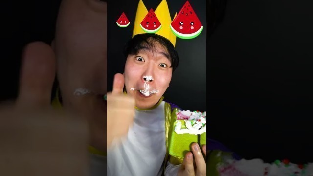 'SMALL MEDIUM BIG Emoji watermelon dessert FOOD CHALLENGE || Funny Mukbang || TikTok - HUBA #Shorts'