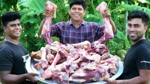 'BEEF BONE MARROW | Indian Kerala Beef Bone Marrow | Cooking and Eating In Village | beef recipes'