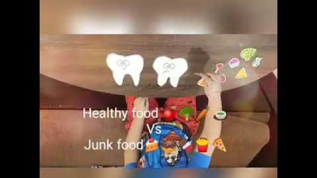 'Healthy Vs Junk food| Kids activities| Educational activities for kids| Dental care for kids'