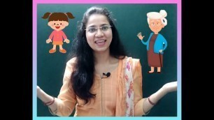 'Healthy and Junk food story | Granny and Ria | Story for kids | Story time @Saatvik Academy - Kids'