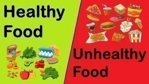 'Healthy food vs Junk food|Healthy Food VS Unhealthy Food|Healthy Food|Unhealthy Food|Junk food'