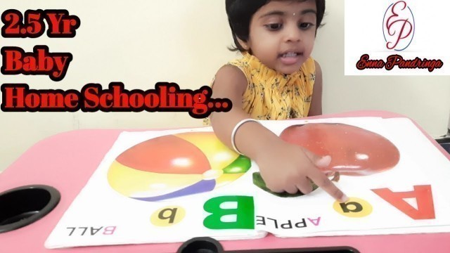 'Part 1 | 2.5 Year Baby Home Schooling | ABC | Fruits & Vegetables | Tamil | Enna Pandringa.....!!!!!'