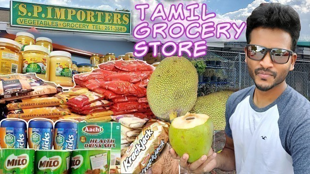 'Inside a Tamil Supermarket | Indian Grocery Shopping | Fresh Coconut & Jack-fruit | Canada | Tamil'