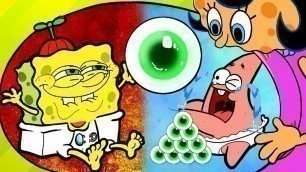 'Big Food vs Small Food Pregnant Mukbang Animation | POOR BABY SPONGEBOB LIFE | Slime Cat'