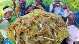 'BIRYANI | MUTTON LEG BIRYANI | Mutton Chops Mutton Leg Piece Biryani Recipe Cooking in Village'