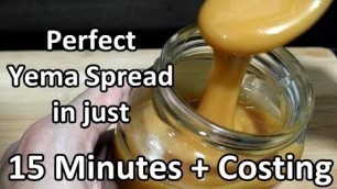 'Yema Spread - Dulce de Leche in 15 Minutes | Food Business Recipe w/ Complete Costing'
