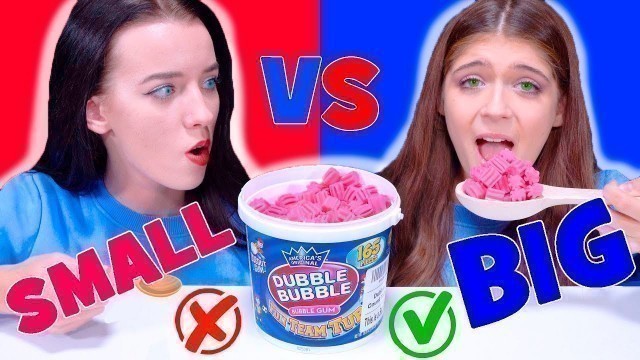 'ASMR Big Spoon VS Small Spoon Food Challenge | Mukbang by LILIBU'