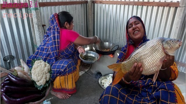 'আজ মাছ দেখে লিখনের মা অনেক খুশি | Bangladeshi Village Cooking | Small Village Vlog'