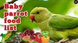 'baby parrot food in tamil / baby parrot food list / baby parrot food list in tamil / parrot food /'