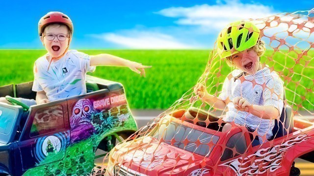 'Monster Truck Kids Smash Crash and Destroy Junk Food | Kids Videos for Kids'