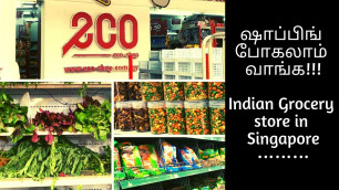'Weekend Shopping Tamil Vlog || Indian Grocery Store in Singapore || ECO SHOP'