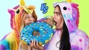 '9 DIY Good Unicorn Candy vs Bad Unicorn Candy / Giant Candy And Miniature Candy'