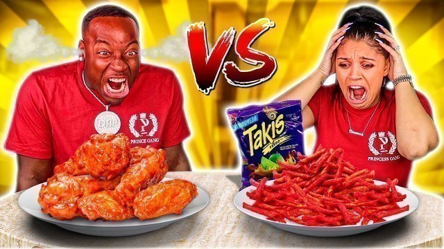 'SPICY VS EXTREME SPICY FOOD CHALLENGE'