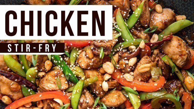 'Chicken Stir Fry Recipe with Vegetables (Urdu Hindi) | Pakistani Chinese Food Recipes'