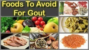 'What Foods To Avoid With Gout And Top 10 Foods With a High Purine Content Which Are Caused By Gout'