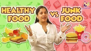 'Healthy Food VS Junk food | Healthy Tips For kids | Nursery Rhymes | Preschool | Learning Box'