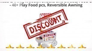 'Melissa & Doug Wooden Snacks and Sweets Food Cart - 40+ Play  | Review and Discount'