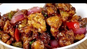 'गोबी से बनाये क्रिस्पी नास्ता | Chilli Gobi Recipe | Indo - Chinese Cauliflower Sweet Chilli'