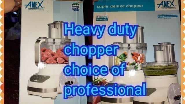 'ANEX CHOPPER|UNBOXSING 2021 AG3058 SUPER CHOPPER 