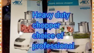'ANEX CHOPPER|UNBOXSING 2021 AG3058 SUPER CHOPPER 